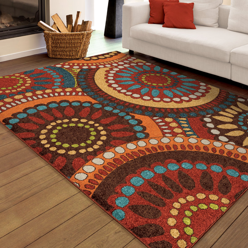 Threadbind Fremont Red/Brown Area Rug & Reviews Wayfair